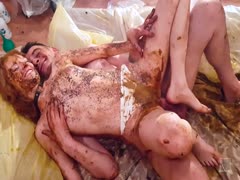 Scat slut got banged by her boyfriend's cock